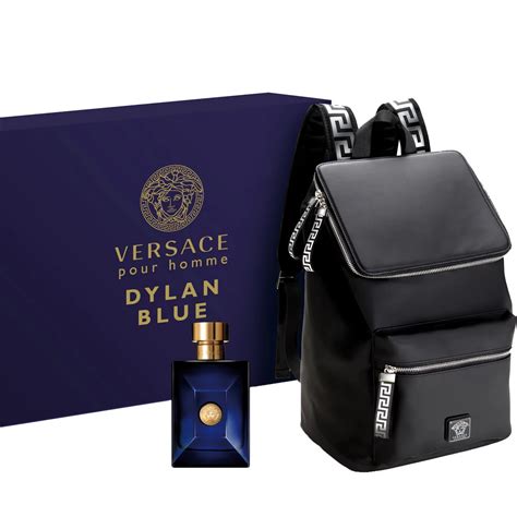 versace dylan blue eau de toilette and backpack gift set|Versace Dylan Blue 200 ml.